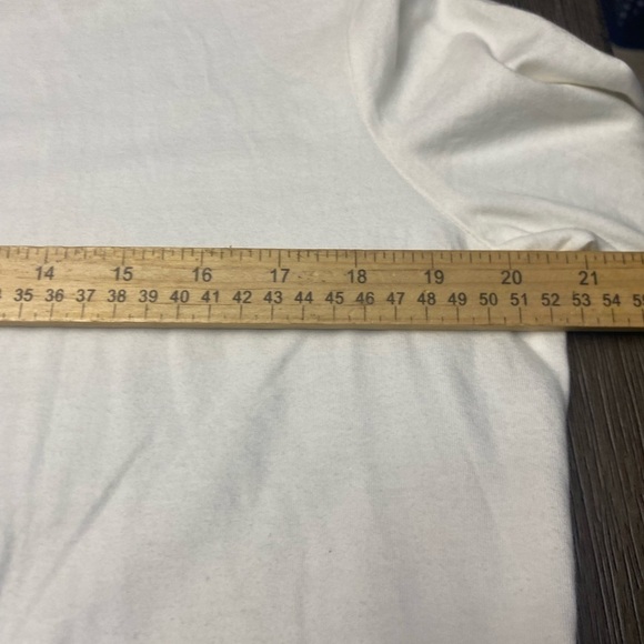 Croft&Barrow women, white long sleeve turtleneck, classic tee top size XL - Picture 3 of 6